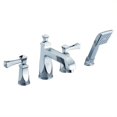 thumbnail image 1 of Yosemite Roman Tub Faucet With Hand-Held Shower in Polished Chrome, 1 of 1