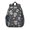 Skull and Flower, variant on Sun and Dreamcatcher Gothic Pattern Backpack for School, Cute School Bag with Adjustable Shoulder Straps and Padded Back, 15"x11.42"x5.5"