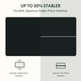thumbnail image 4 of FlexiSpot 55"x24" Electric Standing Desk with One-Piece Desktop, 2 Removable Drawers, Headphone Hook, 4 Height Memory Presets, 250lbs Capacity Ergonomic Sit Stand Desk with Monitor Stand, 4 of 11
