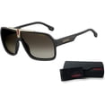 thumbnail image 2 of Carrera CA1014/S 0I46/K1 64M Black Gold/Brown Gold Plastic Navigator Sunglasses For Men+ Free Designer iWear Care Kit, 2 of 4