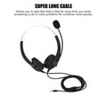 thumbnail image 3 of Auriculares para centro de llamadas con sonido sin pérdida y orejeras giratorias de 330°, conector recto de 3,5 mm., 3 of 14
