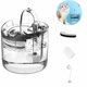 thumbnail image 1 of Dispensador de agua para mascotas, circulación automática, dispensador de agua para gatos, suministros inteligentes para mascotas Rojo Verde, 1 of 5