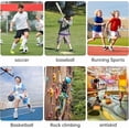 thumbnail image 5 of 4 Pairs Youth Grip Soccer Socks Grip Socks Kids Boys Girls Athletic Sport for Baseball Football Basketball, 5 of 6