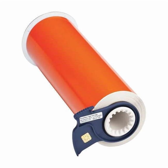 Brady Label Tape Cartridge, Orange, Labels/Roll: Continuous 13613