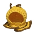 thumbnail image 1 of BotaniNest Handmade Crochet Themed Outfit For 13cmCollectible Figures Yellow With Hood, 1 of 5