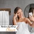 thumbnail image 4 of Autumn Alley Rustic Farmhouse Towel Rack - Rustic Inlaid Wood and Matte Black Towel Bar, 4 of 9