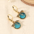 thumbnail image 3 of Naierhg 1 Pair Women Dragonfly Decor Leverback Earrings Faux Crystal Drop Earrings Bohemia Dangle Earrings Jewelry Gift, 3 of 7