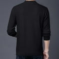 thumbnail image 2 of Akiihool Cardigan Men Long Men's Cardigan Sweaters Stand Collar Basic Designed Long Sleeve Button Down (Black,M), 2 of 5
