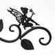 thumbnail image 2 of Cesta de flores colgante de hierro forjado Soporte decorativo para colgar (Hada de las flores), 2 of 4