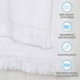 thumbnail image 5 of Superior Rolla Cotton Geometric Face Towel Washcloth Set of 12, White, 5 of 12