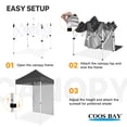 thumbnail image 6 of COOS BAY 5 Ft. W x 5 Ft. D Steel Outdoor Portable Canopy Tent with Sidewall, 6 of 8