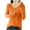 Orange, variant on Fmbrln Womens Basic Knitted Sweaters Fall Winter Fashion Long Sleeve V Neck Sweaters Tops Casual Loose Solid Color Pullover Sweaters Army Green L
