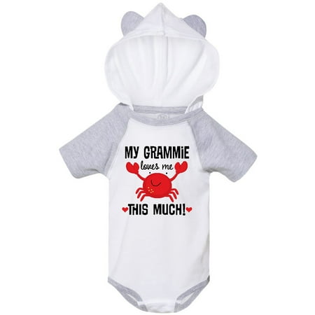 

Inktastic Grammie Loves Me Childs Gift Baby Boy or Baby Girl Bodysuit