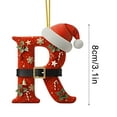 thumbnail image 2 of Christmas 26 Letters Ornament 2025, Personalized Christmas Indoor for Christmas Tree Ornaments Pendant Hanging Decorations, DIY Hanging Christmas Ornaments(R), 2 of 5