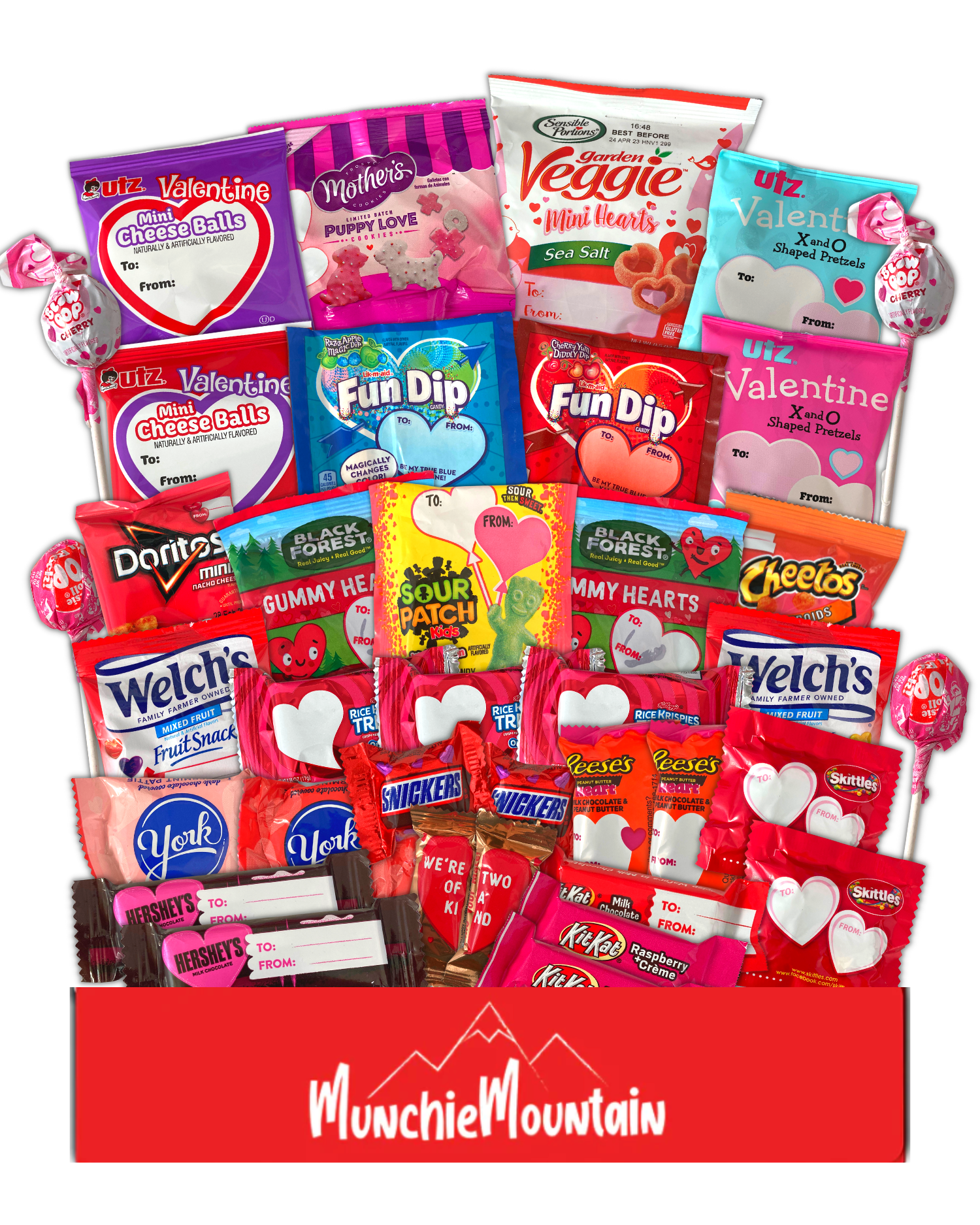 パッケージ Munchie Mountain 40-Count Halloween Care Package and