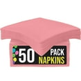 thumbnail image 3 of Crown Display Pink Beverage Napkins - 50 Ct., 3 of 8