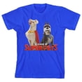 thumbnail image 3 of DC League of Super Pets Krypto & Ace Youth Royal Blue Graphic Tee-Large, 3 of 5