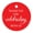 Red, variant on 100 Pcs Personalized Round Paper Tags - Thank You For Celebrating With Us Wedding Favor Gift Hang Tags Circle