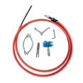 thumbnail image 1 of Luzkey Rotary Cable Sewer Dredge Shaft Sewer Descaling Chain Dredging Drain Cleaning Machine Replacement PVC Tube Maintenance Tool 500cm, 1 of 8