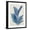 Black Frame, variant on Art.com Blue Palm Leaves I Art Print by Aria K, White Frame Wall Art, 17" x 21"
