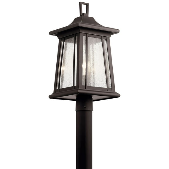 Kichler Taden 21 1/2" High Rubbed Bronze Outdoor Post Light