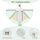 thumbnail image 5 of Luz LED de Cultivo Lámpara Phyto Plegable Bombilla de Espectro Completo para Plantas de Interior Lámparas de Cultivo de Floración Jardín E27 B, 5 of 5