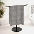 thumbnail image 2 of Primegos Bath Hand Towel Holder Easy to Install Bathroom Countertop T-Shape Towel Bar Rack Stand with Heavy Base, 2 of 8