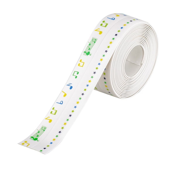 Bewildely Cinta de sellado de esquina de 3,2 m/rollo de 3,8 cm para baño, cocina, ducha, fregadero, cinta de sellado de baño, tira de calafateo, pegatina Juegos de accesorios de baño No.09 Bewildely HA001446-09