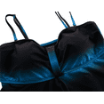 thumbnail image 6 of Hilor Women's Flyaway Tankini Top Bandeau Swimsuit Flowy Bathing Suit Tummy Control Swimwear, 6 of 7