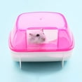 thumbnail image 6 of Hamster Bath Sand Container, Small Animal Bathroom for Dwarf Hamster Gerbil Mice, Portable Pet Bath with Lid, 6 of 8