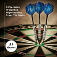 thumbnail image 5 of Viper Silver Thunder Steel Tip Dart Set, 25 Grams, 5 of 6