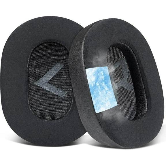 SOULWIT Cooling Gel Earpads Replacement for Plantronics(Poly) Backbeat Go810(Go 810) Headset, Ear Pads Cushions with Ice Silk Fabric, High-Density Noise Isolation Foam - Black
