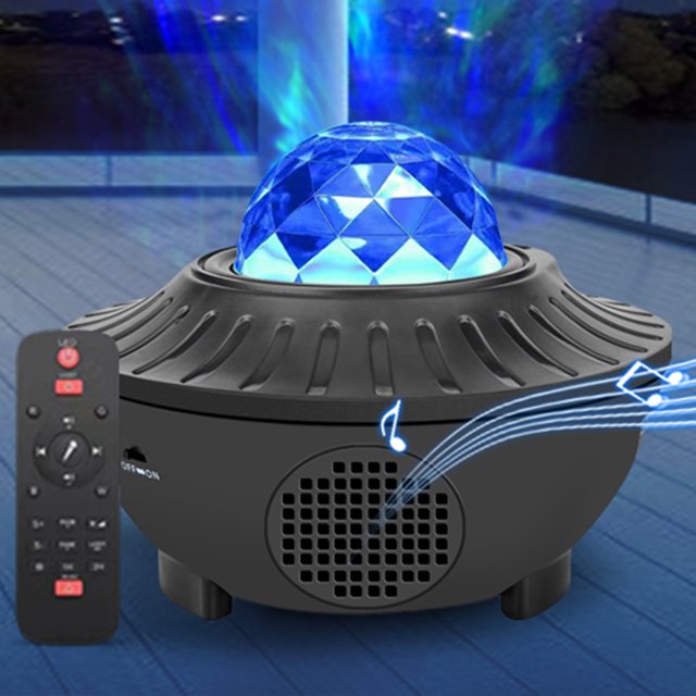 Proyector De Luz Lámpara de noche luminosa para niños Música de ahorro de energía Luz de ambiente LED (C)