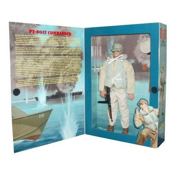 GI Joe Classic Collection WW II Forces PT-Boat Commander 12" Figure Kenner 1997