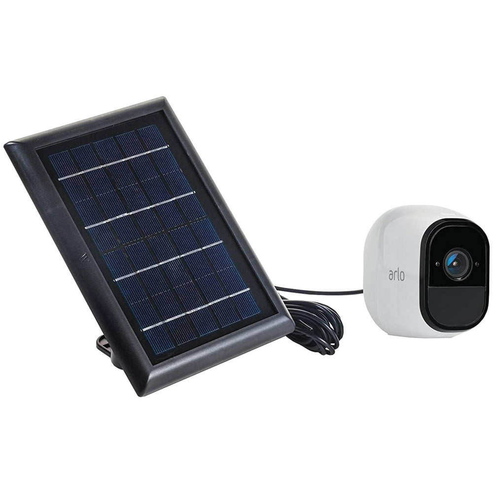 Wasserstein Arlo Solar Panel Compatible with Arlo Pro 2, Pro, Go & Light (1 Pack, Black