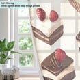 thumbnail image 4 of Yayeee Window Curtains Set of 2 for Living Room Light Filtering 63"x52", Blue Cakes, 4 of 7