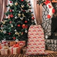 thumbnail image 4 of Christmas Sack – 28" X 20" Canvas Gift Bag with Drawstring, Full Print Polyester Santa Sack, Durable Reusable Xmas Gift Bag for Holiday, Party & Storage, 4 of 5