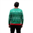 thumbnail image 2 of Winter Llama Sweater Men's Ugly Christmas Sweater, 2 of 3