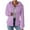 Purple, variant on ManxiVoo Womens Knitted Zip Up Hoodie Casual Lightweight Long Sleeve Outerwear Jacket L Size Blue