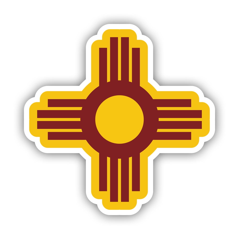 Zia New Mexico Sticker Decal Self Adhesive Vinyl Weatherproof