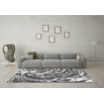 thumbnail image 3 of Ahgly Company Indoor Square Abstract Gray Modern Area Rugs, 5' Square, 3 of 4