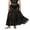 Black, variant on Women Y2k Lace Maxi Skirt Casual See-Through Lace Elastic A-Line Skirt for Beach Vacation Club Streetwear Summer Fairy Grunge Aesthetic Clothes