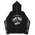thumbnail image 4 of Sudaderas oscuras europeas y americanas para hombres y mujeres, sudaderas con capucha, parejas góticas, sudaderas Harajuku con cremallera de gran tamaño, 2023, 4 of 5