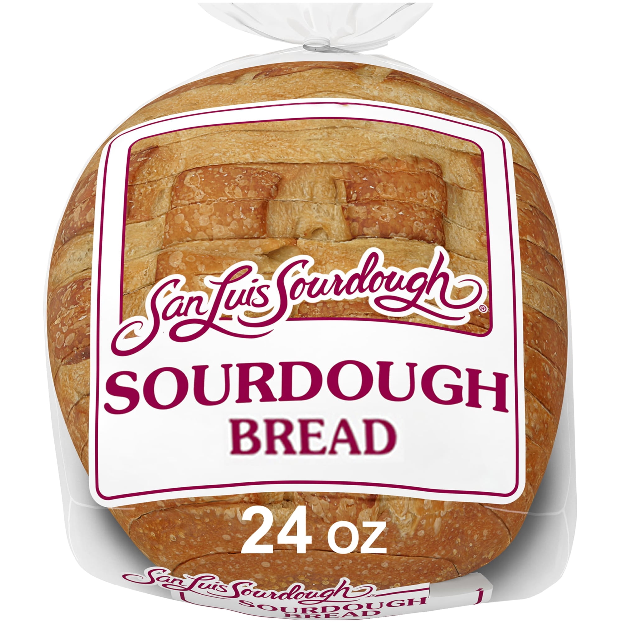 San Luis Sourdough Plain Sourdough Bread, 24 oz, Sourdough Bread, Bag