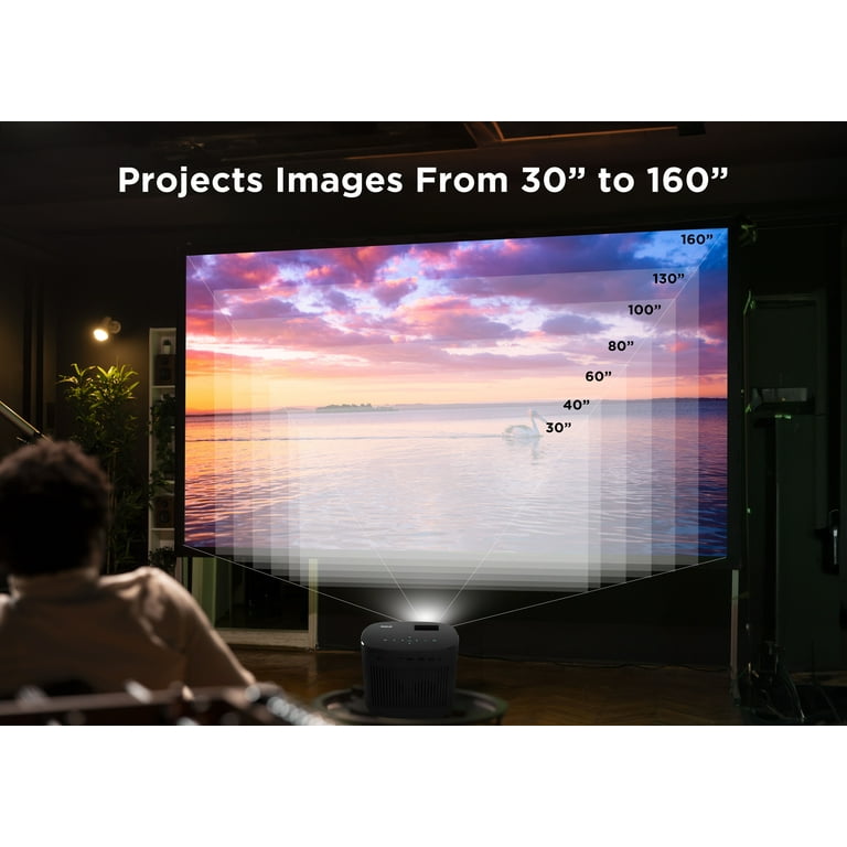 RCA Home Theater Projector, RPJ181, 720P, 16:9/4:3 Aspect Ratio