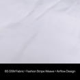 thumbnail image 4 of Reebok RBK FRESH Fashion Stripe Comforter - Lightweight All-Season, Breathable Performance Bedding Twin White, 4 of 6