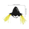 thumbnail image 2 of BEADCEST 1Pack Pet Scarecrow Hat for  with Funny Appearance Design for Small Dogs, 2 of 8