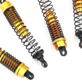 thumbnail image 3 of 16PCS 108mm Aluminum Alloy,Front Rear Assembled Spring Damper Suspension for 1/10 RC Cars-Yellow,16 x Shock Absorber,Yellow, 3 of 4