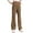 ZZZ-Brown#1206, variant on LIIPEE Girls Dress Pants Solid Color Stretch High Waisted Slim Fit Straight Trousers With Pockets Kids Handsome Party Pants,White,14-15 Years