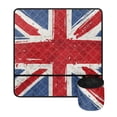 thumbnail image 2 of HELLHERO British Union Jack Flag Pattern Sewing Machine Mat with Storage Cylinder Storage Pockets Easy to Carry 25.2×24.4 Inch, 2 of 5